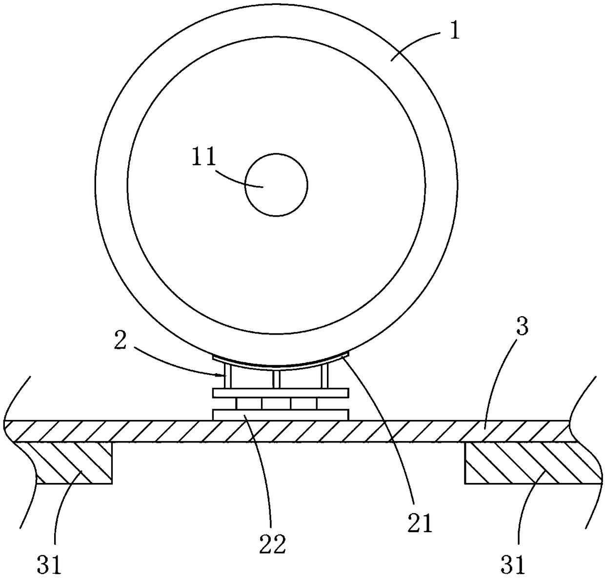 Online replacement method for drying cylinder shaft head of paper mill