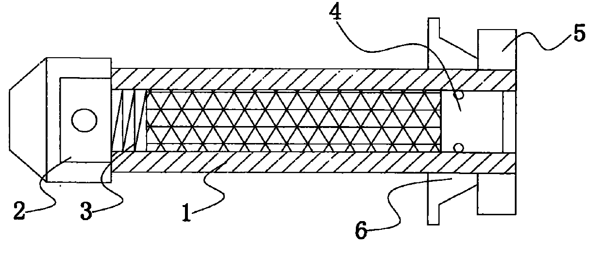 Injection type hollow resin anchor bar