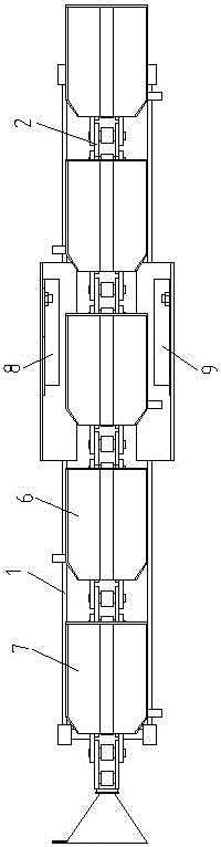 Quantitative conveying device specially used in chrysanthemum teabag packaging machine