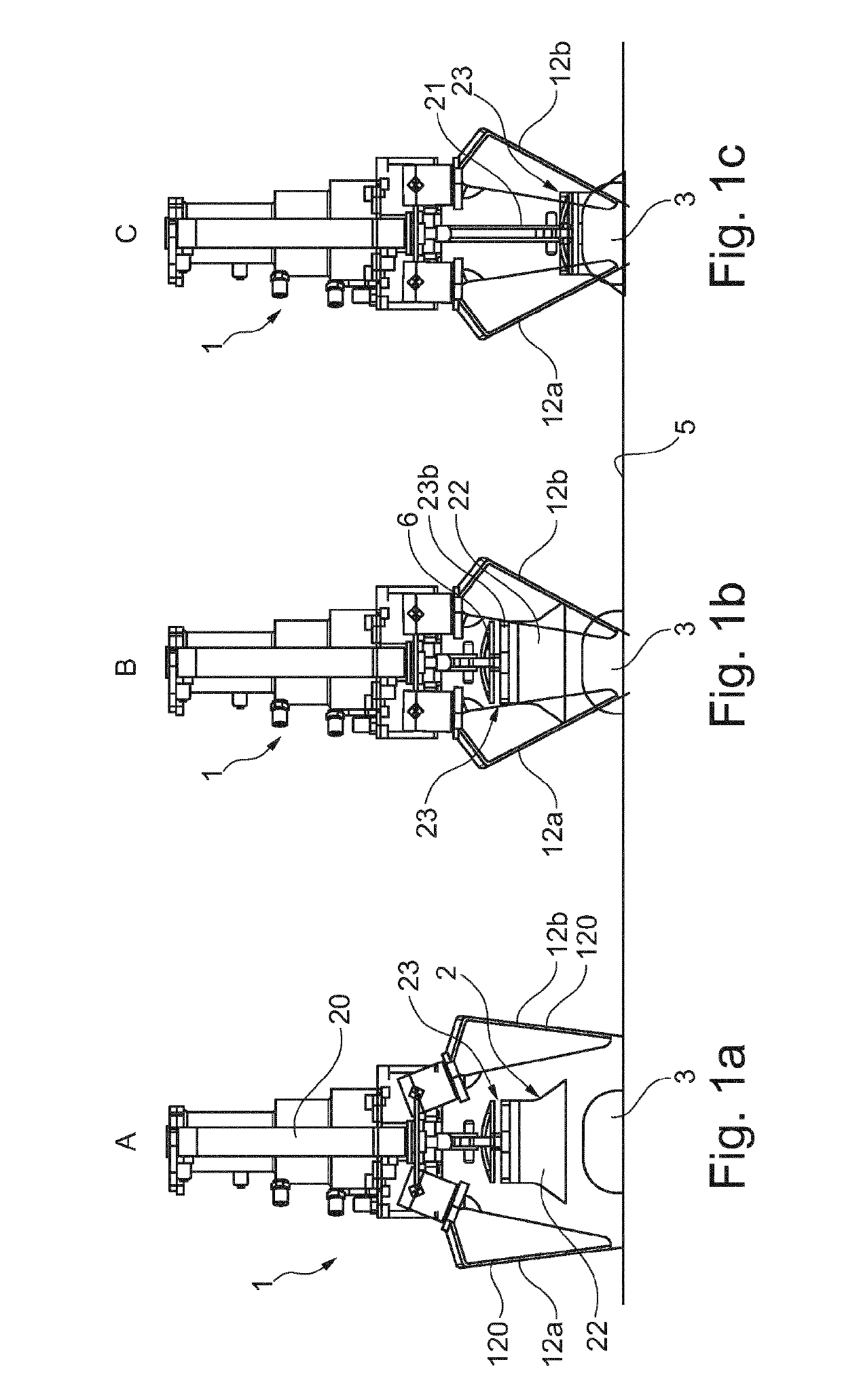 A portioning device and a method for packaging of food products