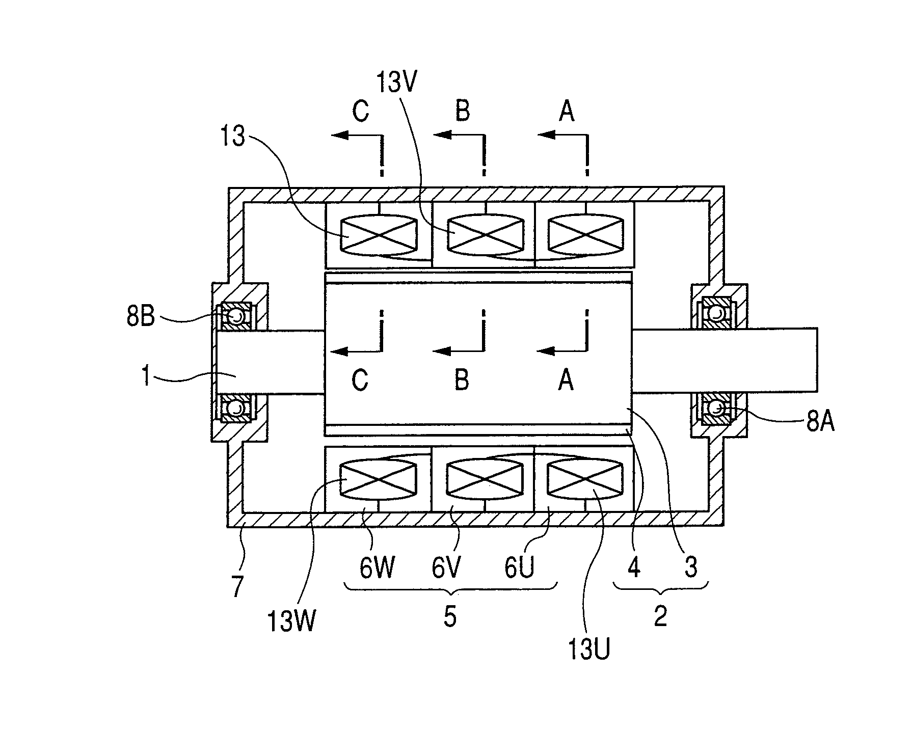 Multiphase claw-pole type electric rotary machine, cogging torque adjustment system of the same, generator system, and motor system