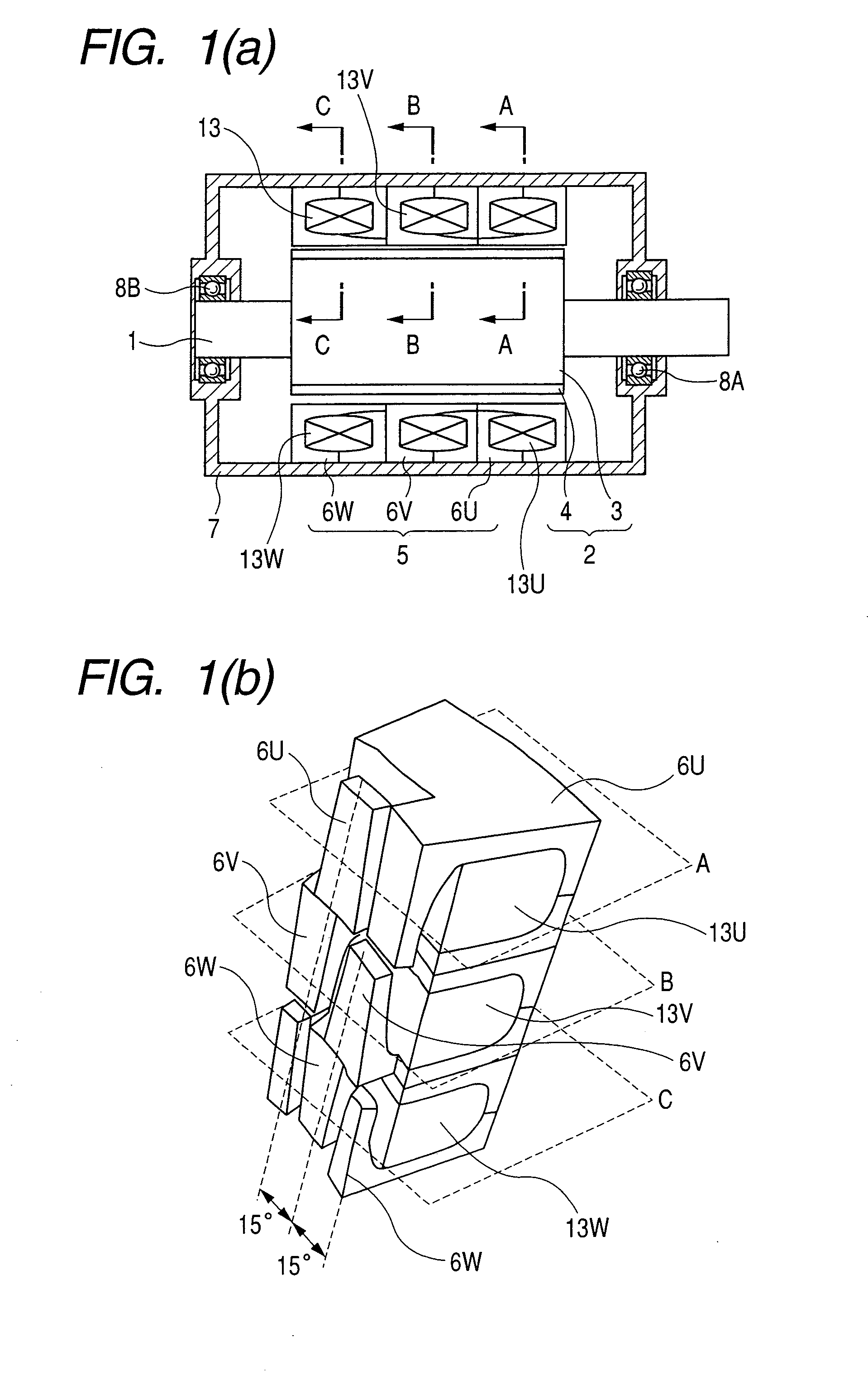 Multiphase claw-pole type electric rotary machine, cogging torque adjustment system of the same, generator system, and motor system