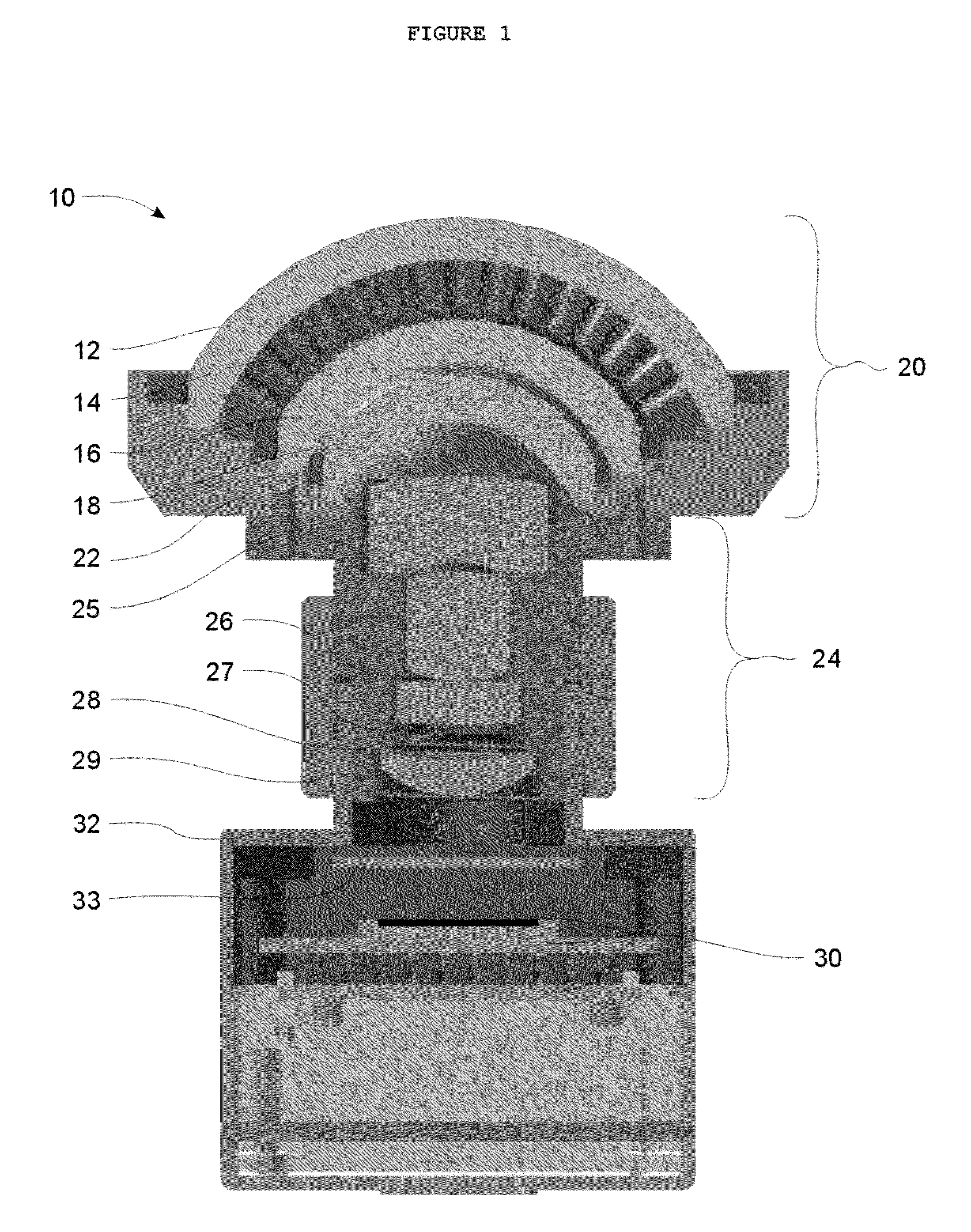 Multihybrid Artificial Compound Eye with Varied Ommatidia