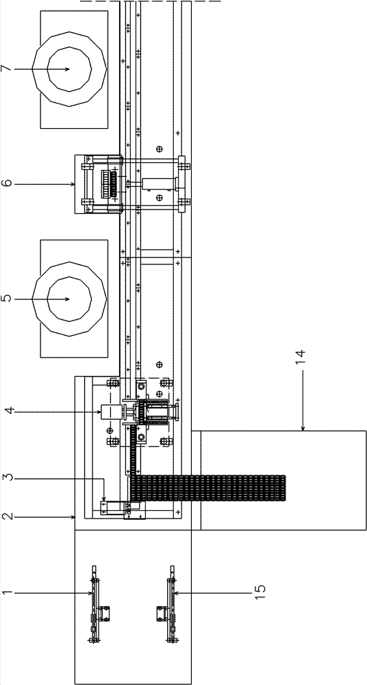 Automatic production line for common lighter