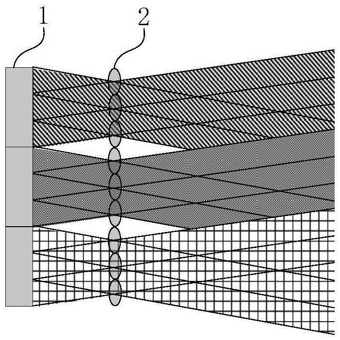 A real three-dimensional light field helmet display system