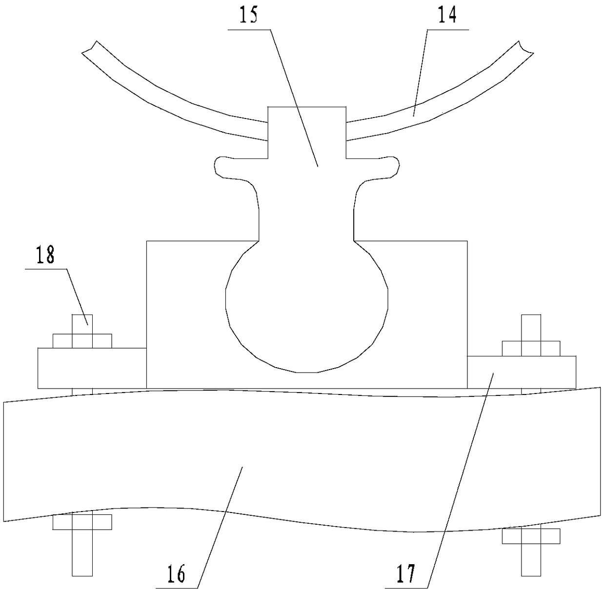 Low-cost damping potassium nitrate transfer container