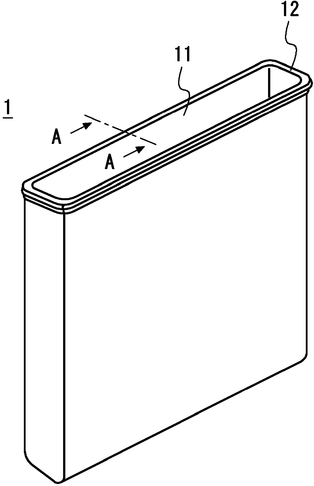 Battery container and method of fabricating same