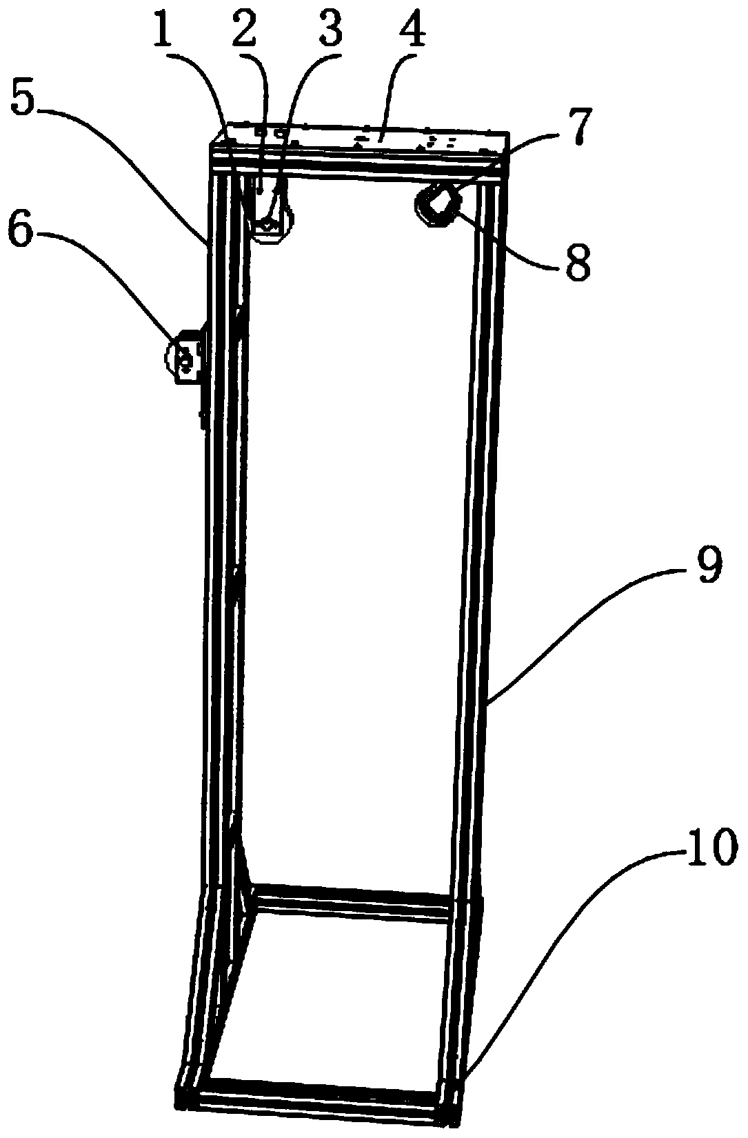 Hoisting support for electric equipment installation