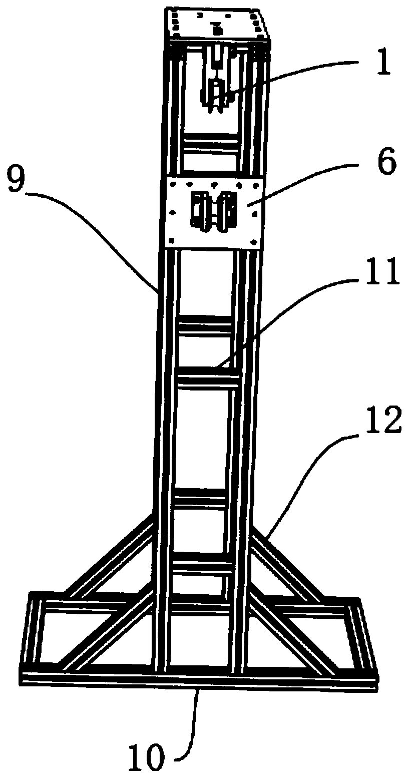 Hoisting support for electric equipment installation