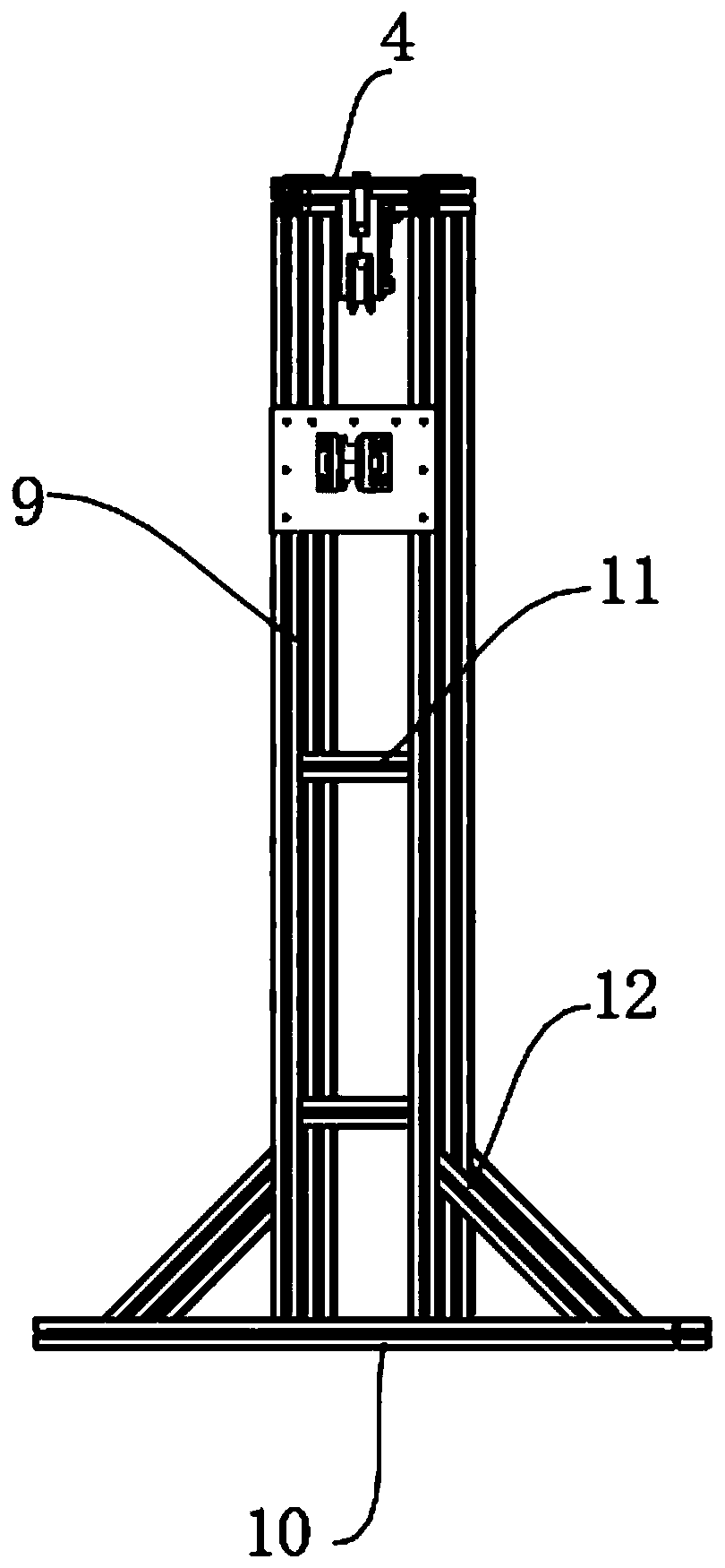 Hoisting support for electric equipment installation