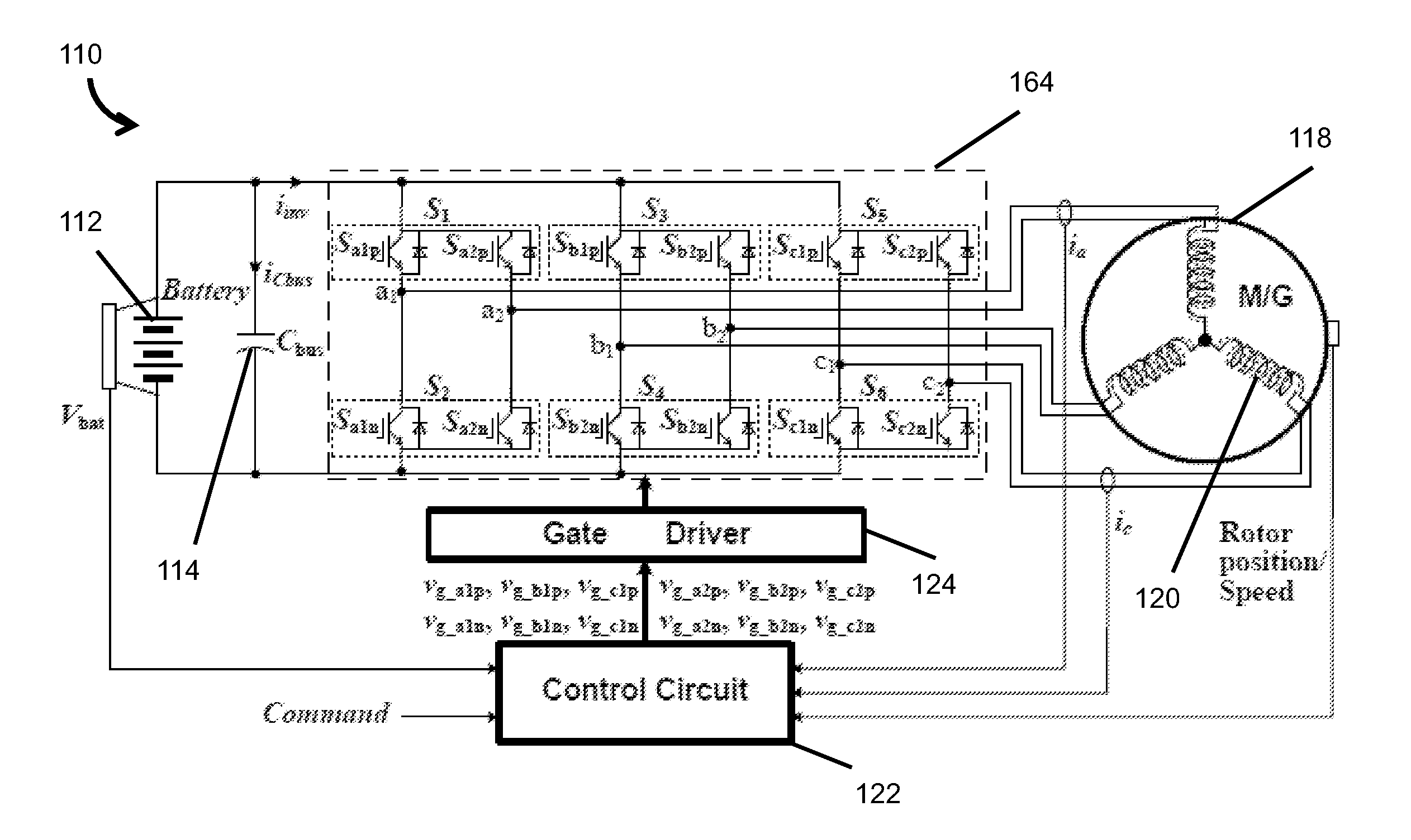 Electrical motor/generator drive apparatus and method