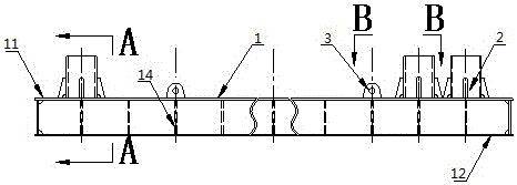 Supporting method and device used for assembling ship broadside curved sections