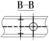 Supporting method and device used for assembling ship broadside curved sections