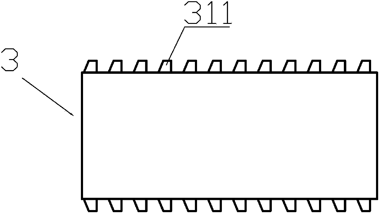 Bamboo fibrillating-rolling device