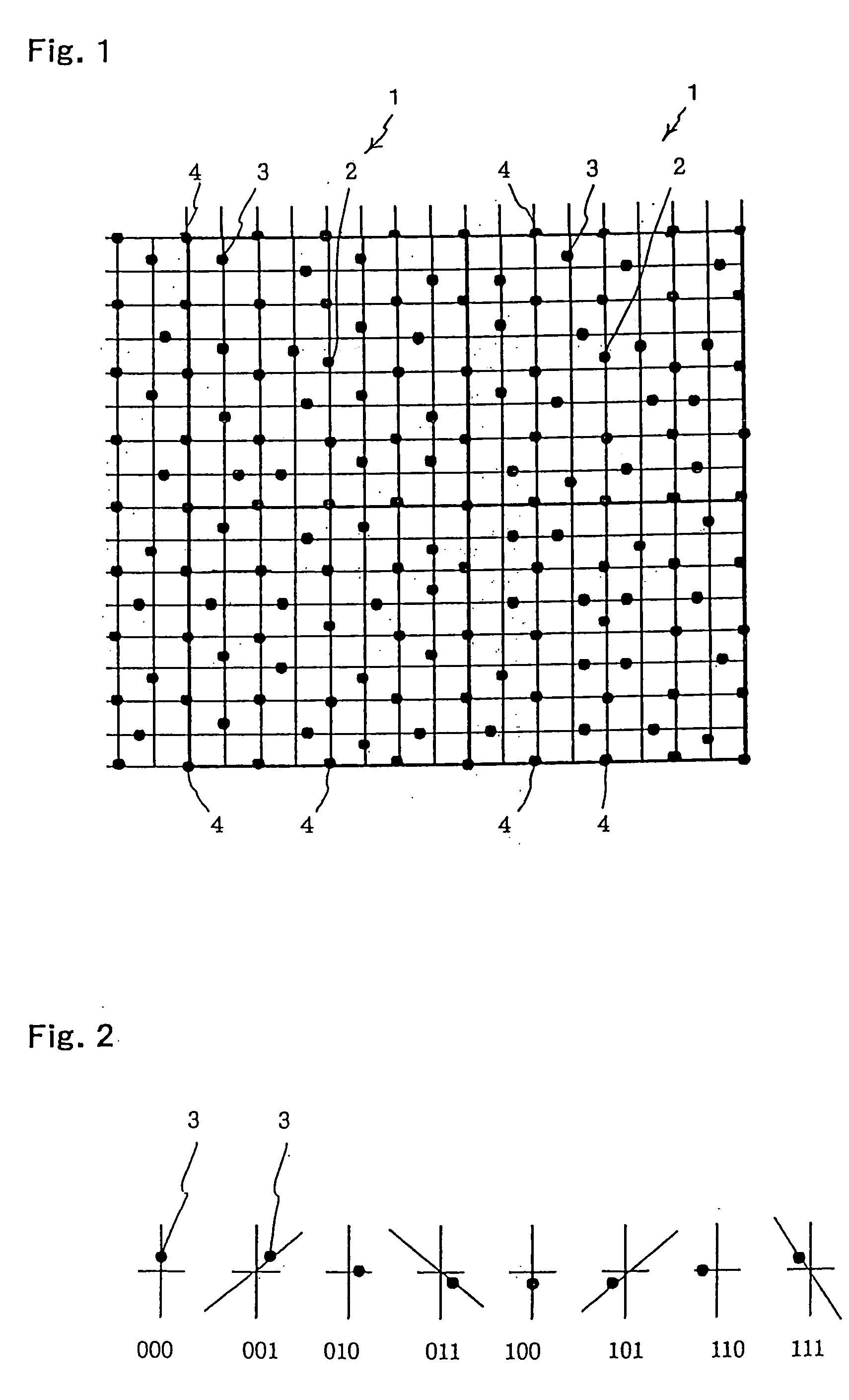 Information input/output method using dot pattern