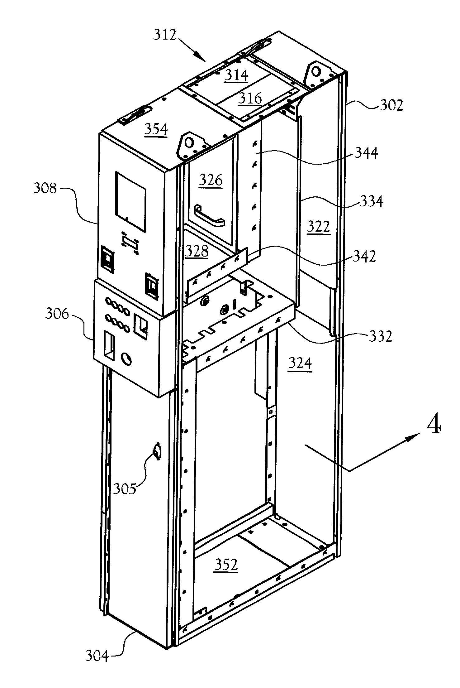 Medium voltage motor control center arc resistant enclosure