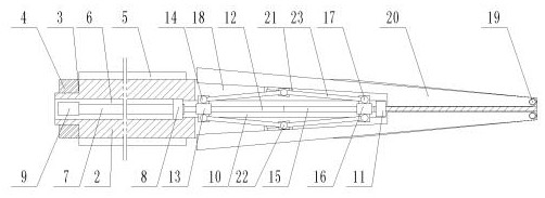 Efficient flaring machine for pipe port