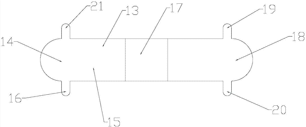 Assembly type slope protection brick structure unit and ecological protection slope