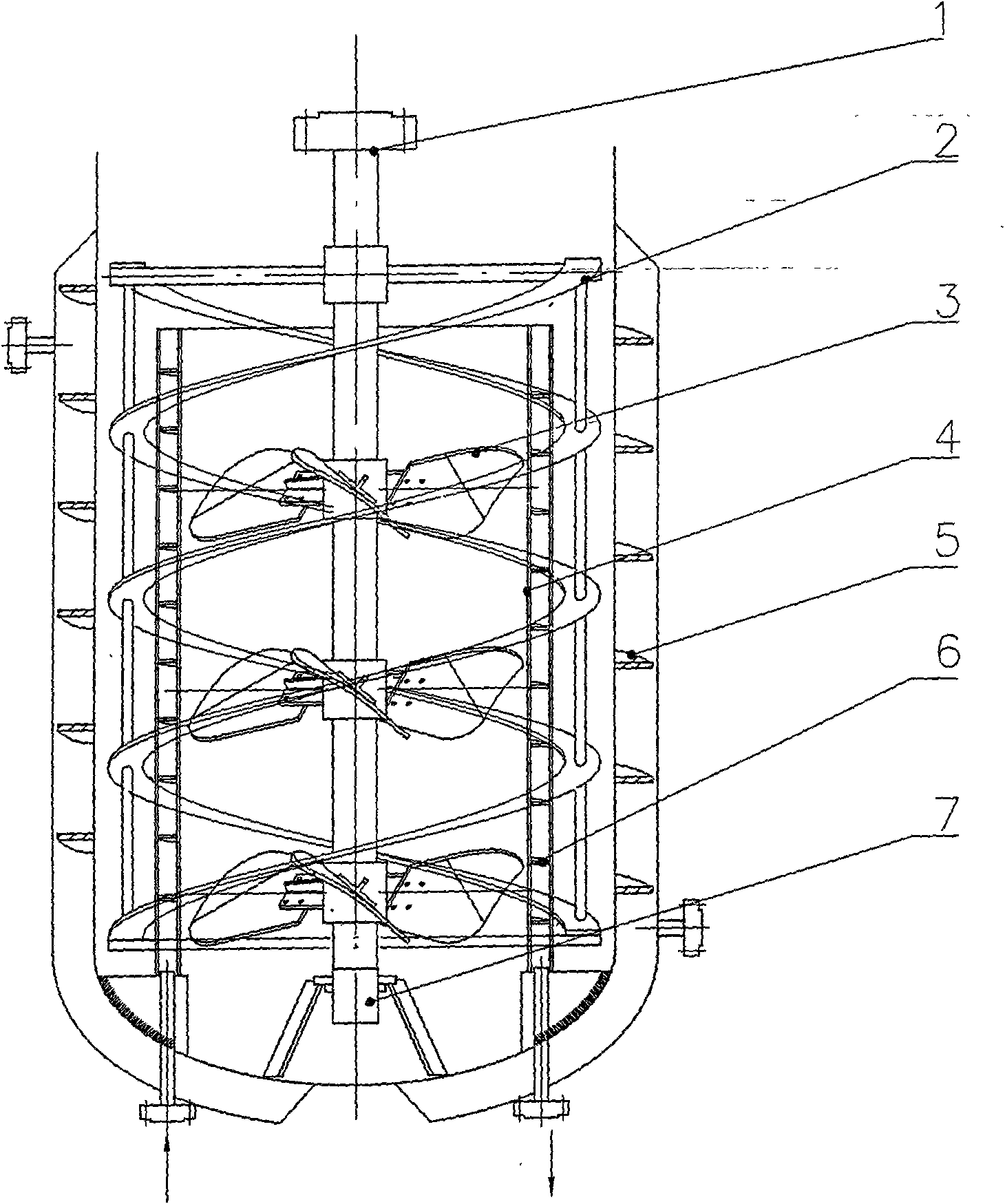 Compound stirring device for kettle