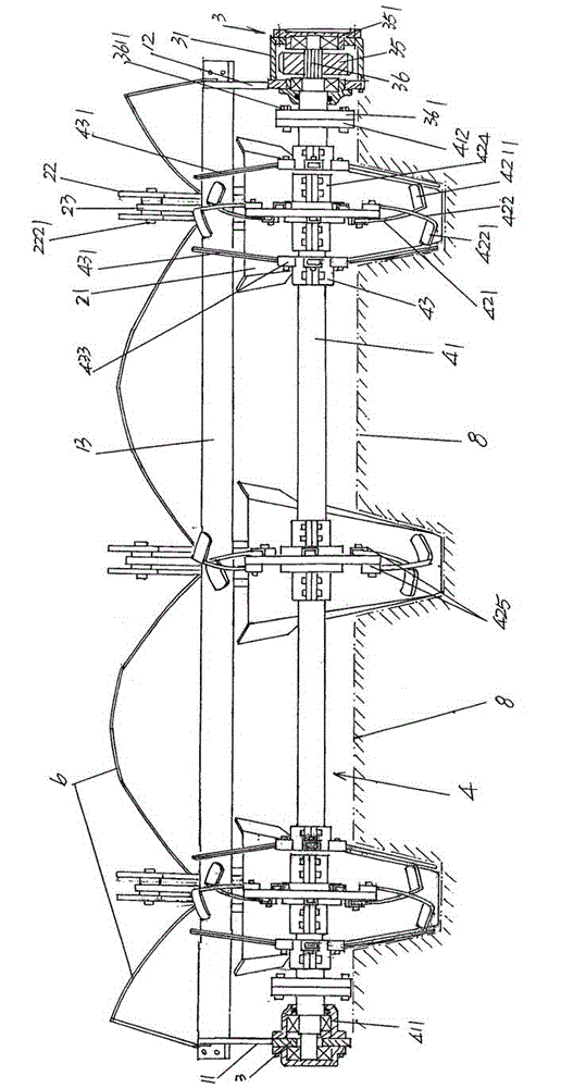 Ridging device for planting strawberries