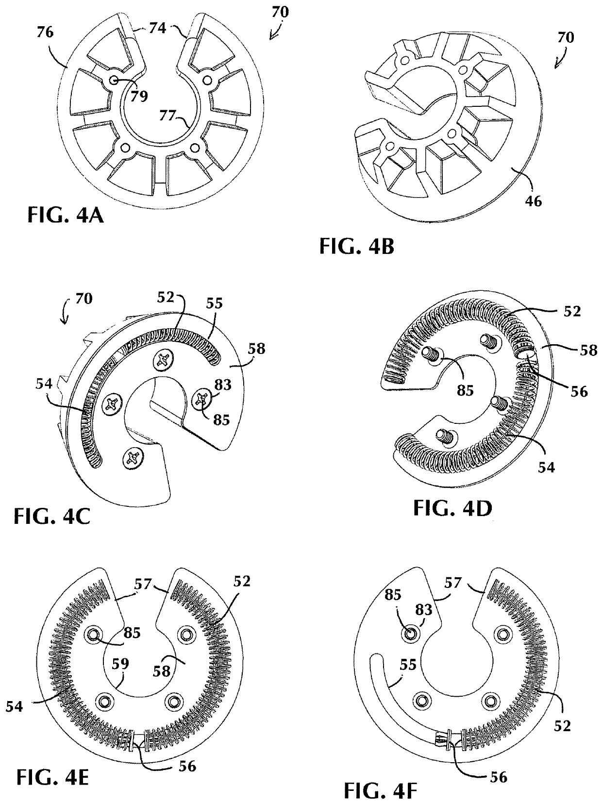 Anti-ligature lever