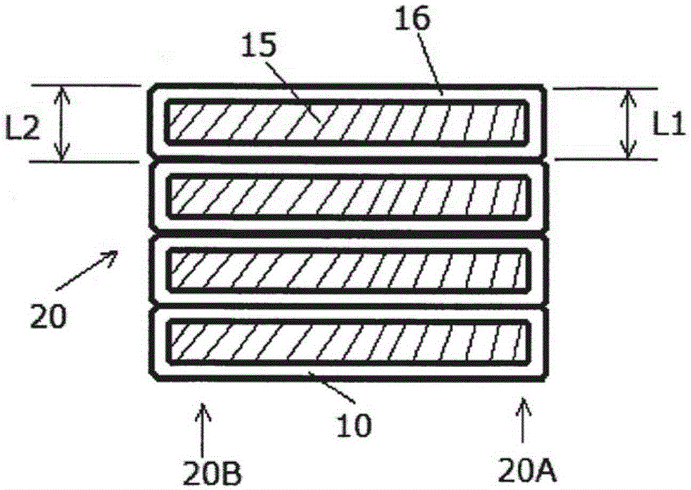 Flat coil flat insulated electric wire and manufacturing method for same