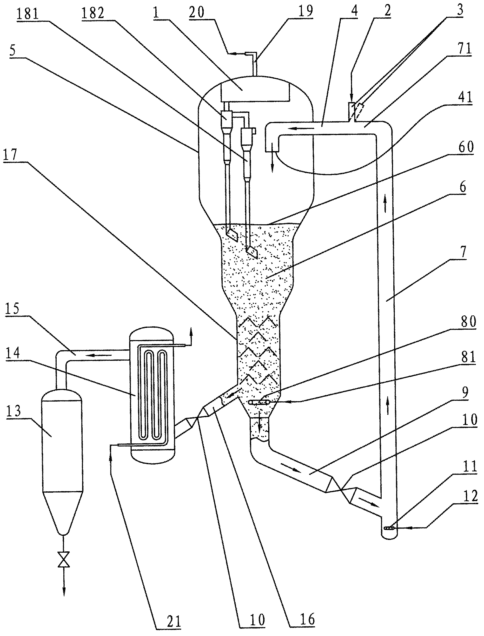 Powder coal dry distillation method and device