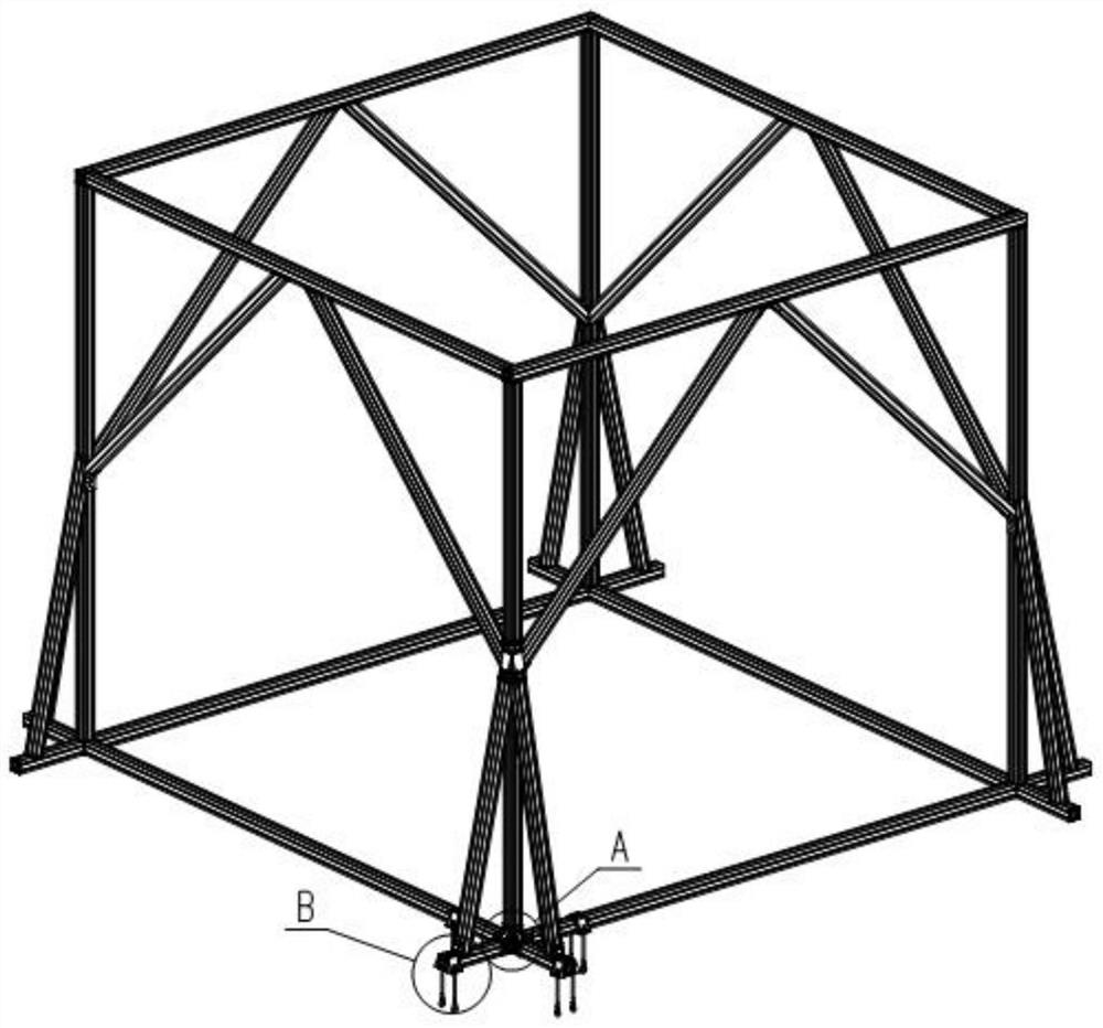 Rigid-flexible coupling type microgravity environment simulation training device