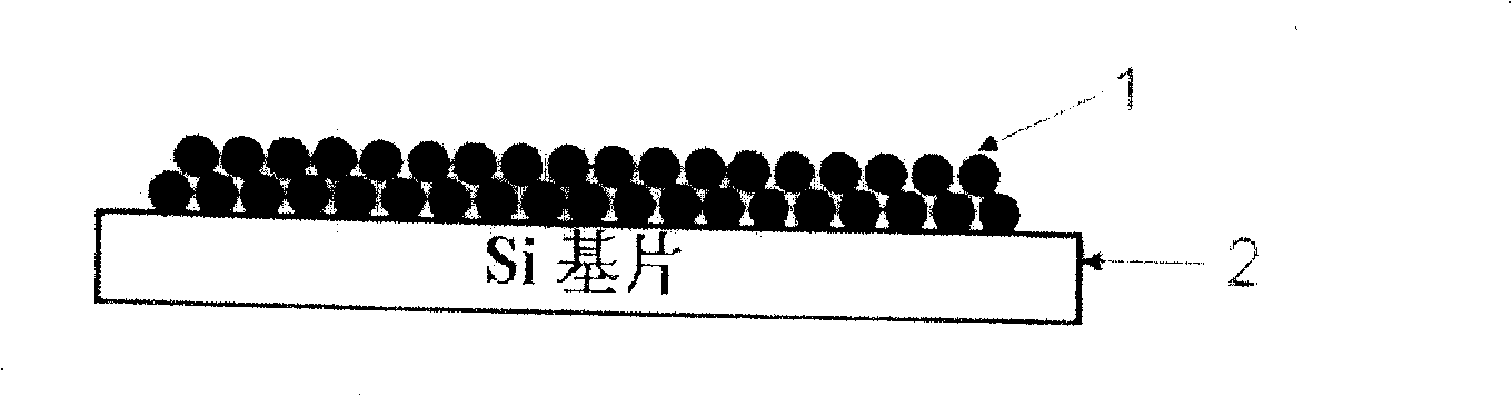 Method for improving efficiency of outing light coupled from tabulate light emitting device