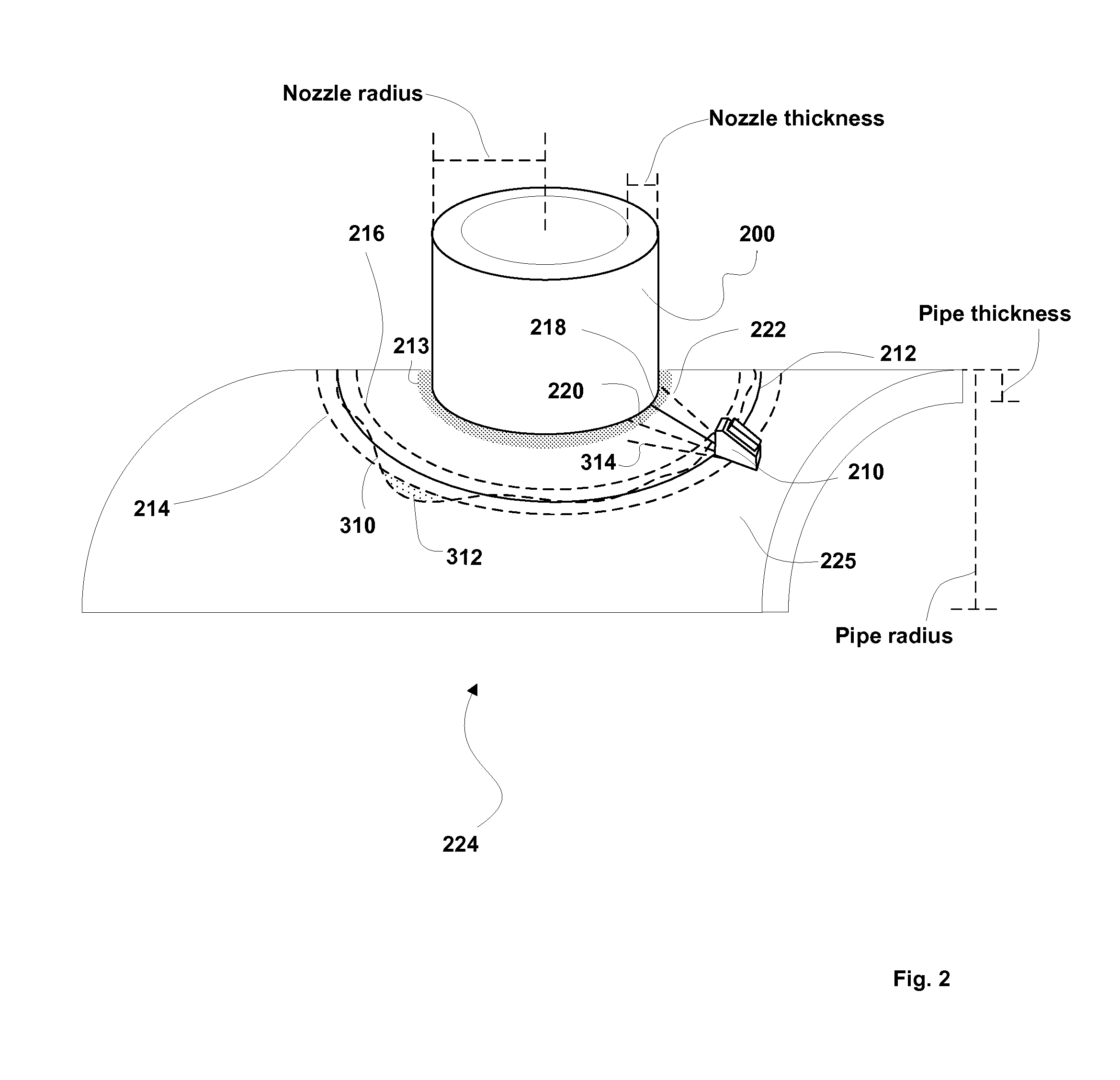 System and method of non-destructive inspection with a visual scanning guide