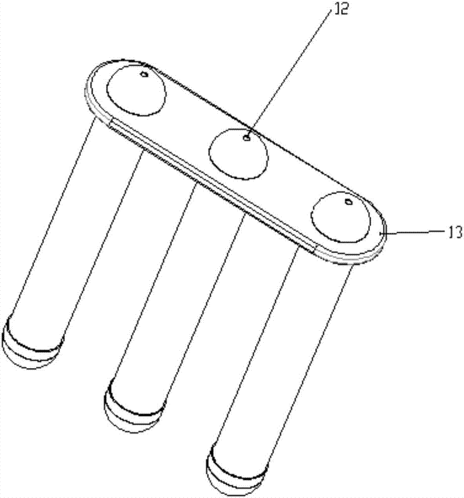 Ageing test device for PE pipes under fluctuating pressure and lifetime prediction method