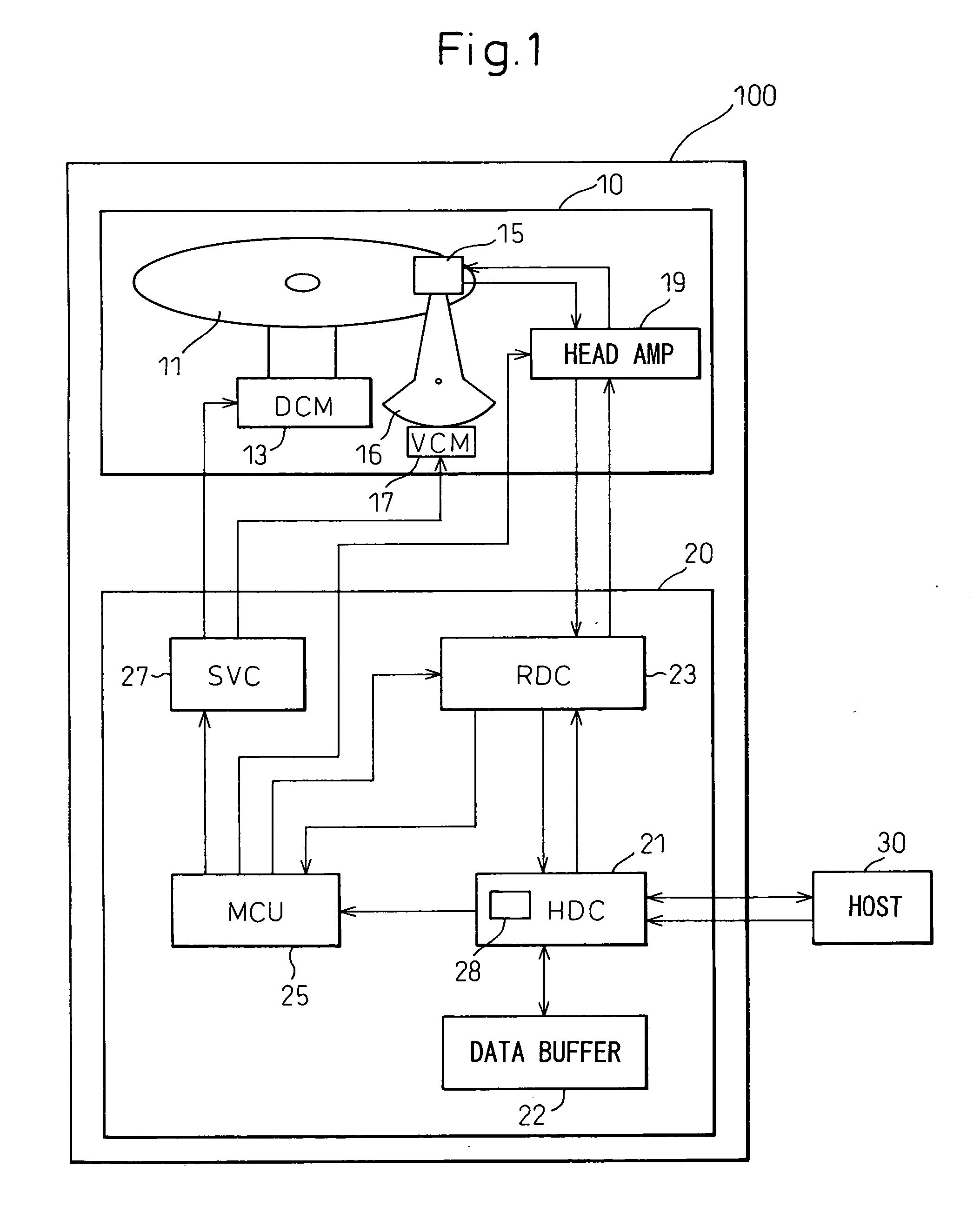 Magnetic storage device and method of correcting magnetic head position