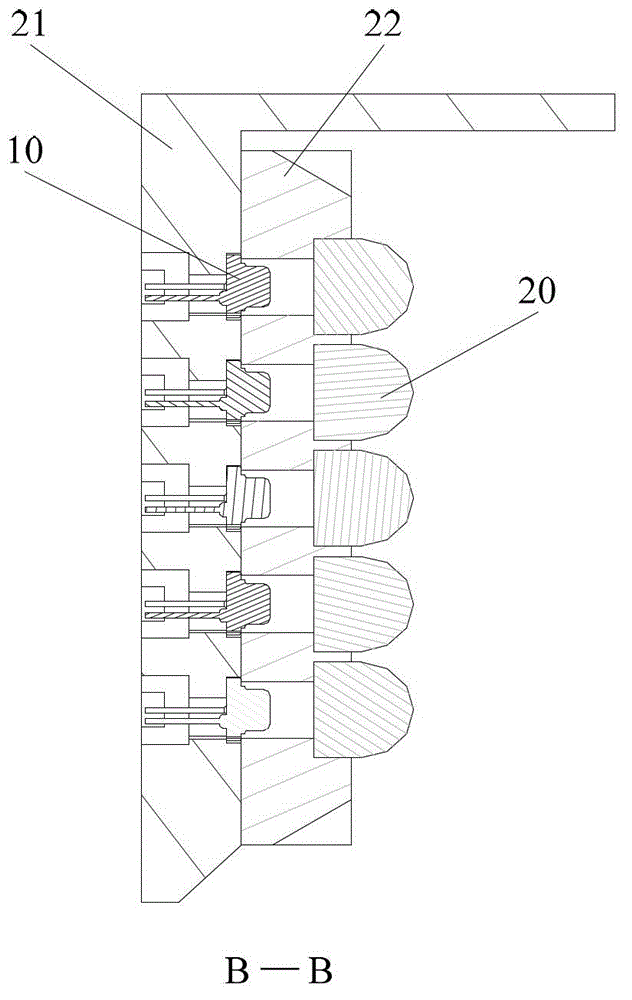 Fixing device of array laser device