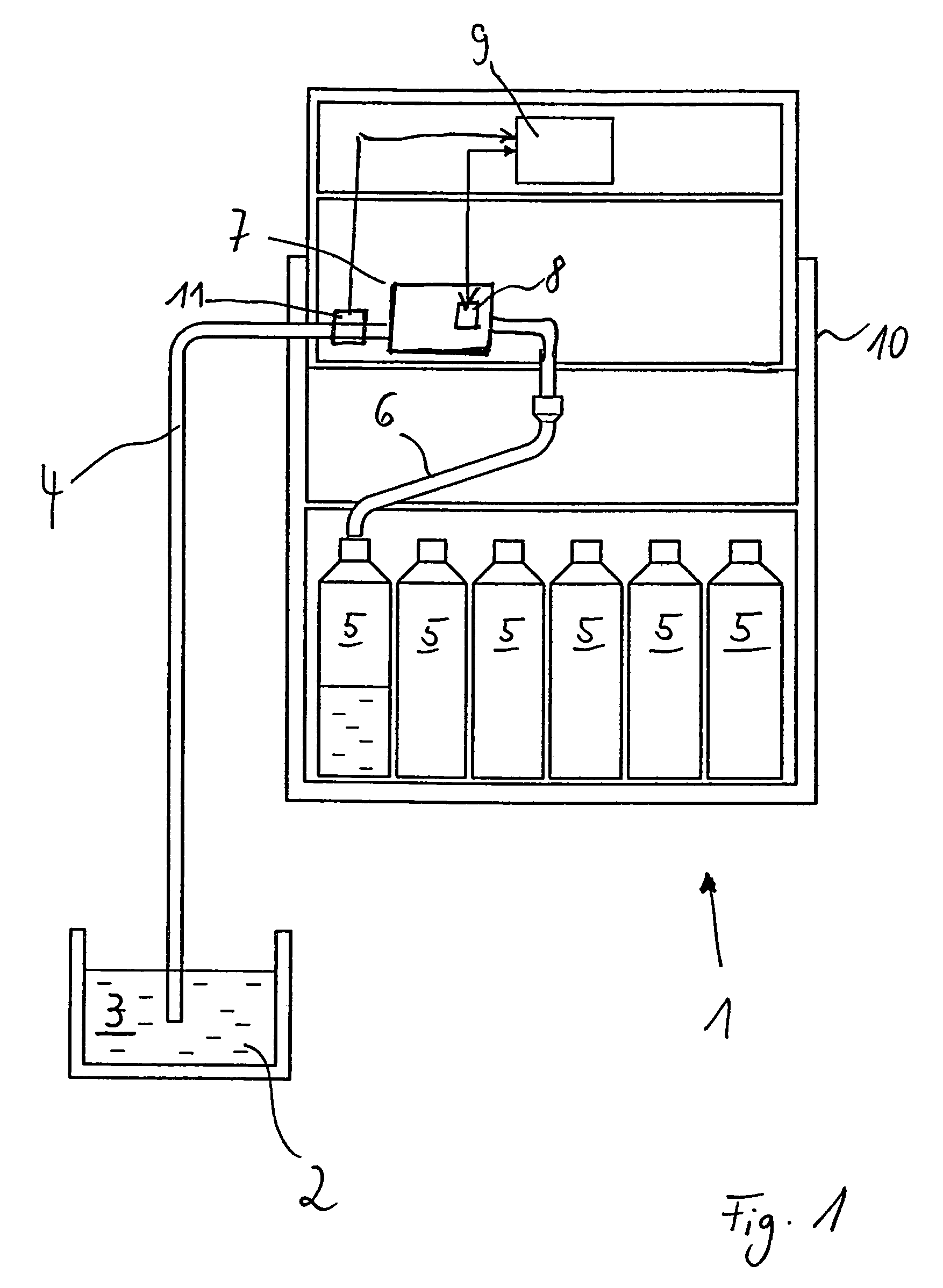 Sampler for taking a defined amount of sample of a fluid medium from a sample-taking site