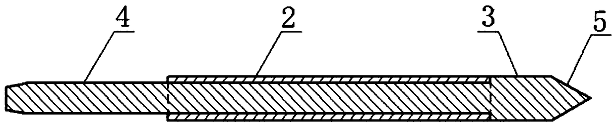 Sleeve ear piercing needle, ear piercing device and ear piercing method