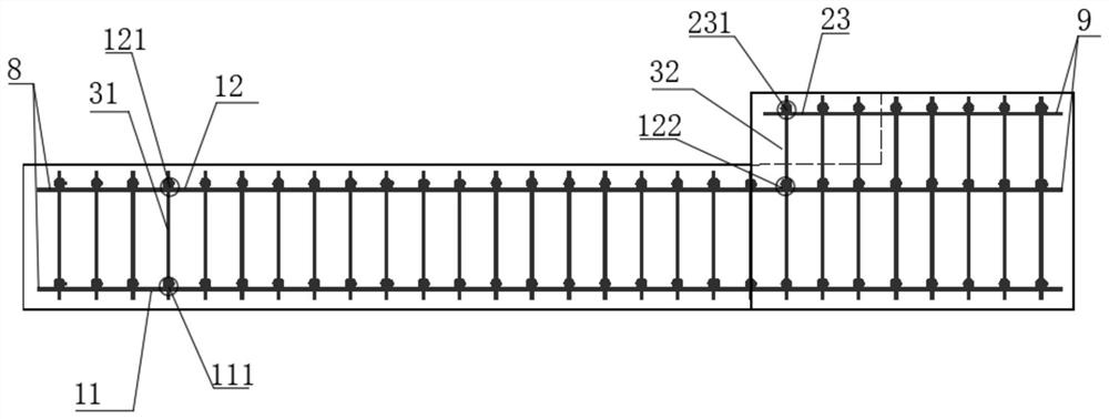 High-voltage power transmission tower/communication tower base capable of preventing impact of mountain collapse and preparation method of high-voltage power transmission tower/communication tower base