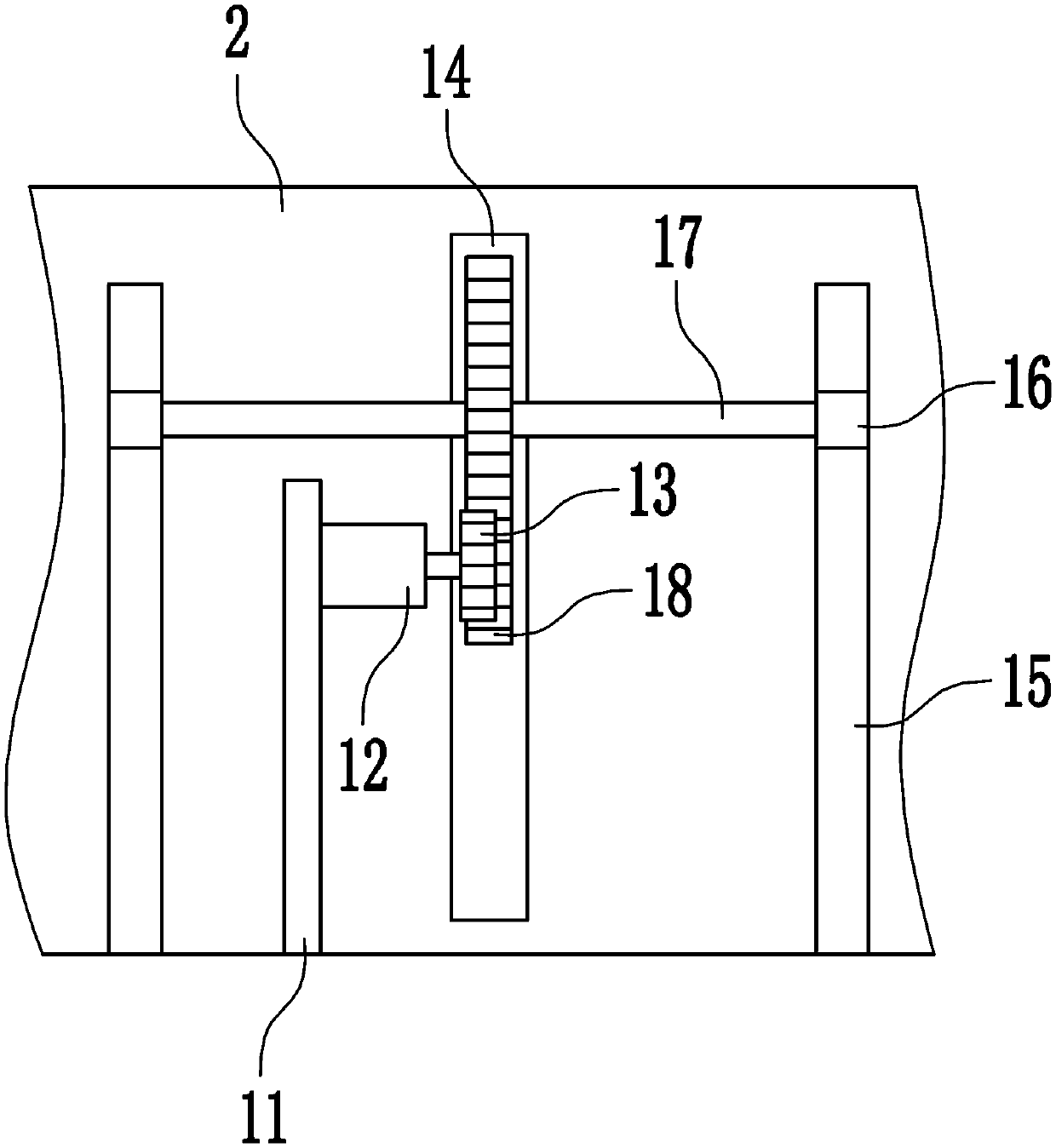 Leg massage device for gynecology department