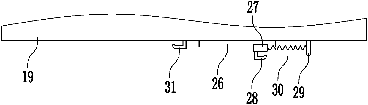 Leg massage device for gynecology department