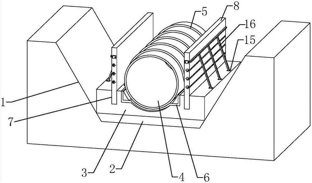 Construction method of drainage pipeline