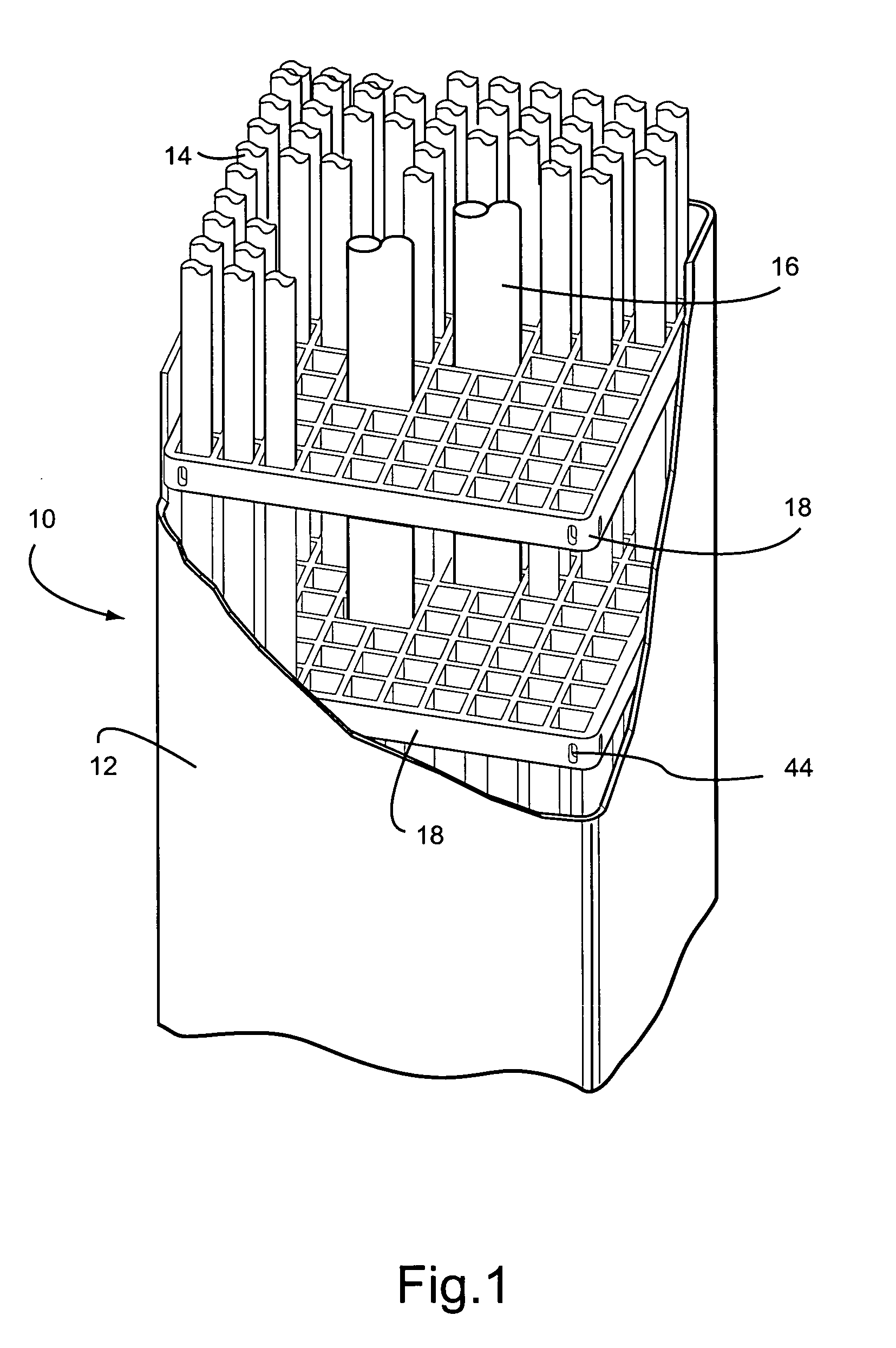 Fuel spacer for a nuclear fuel bundle