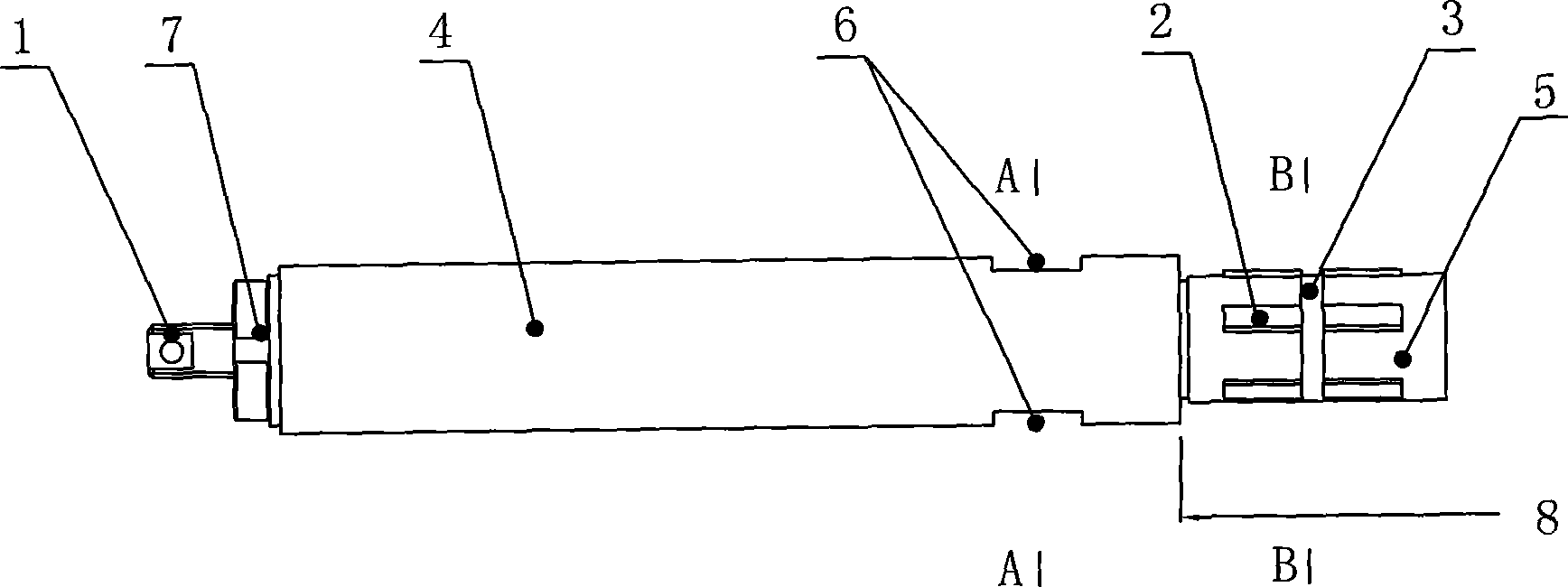 Improved inner expansion type tube extension device