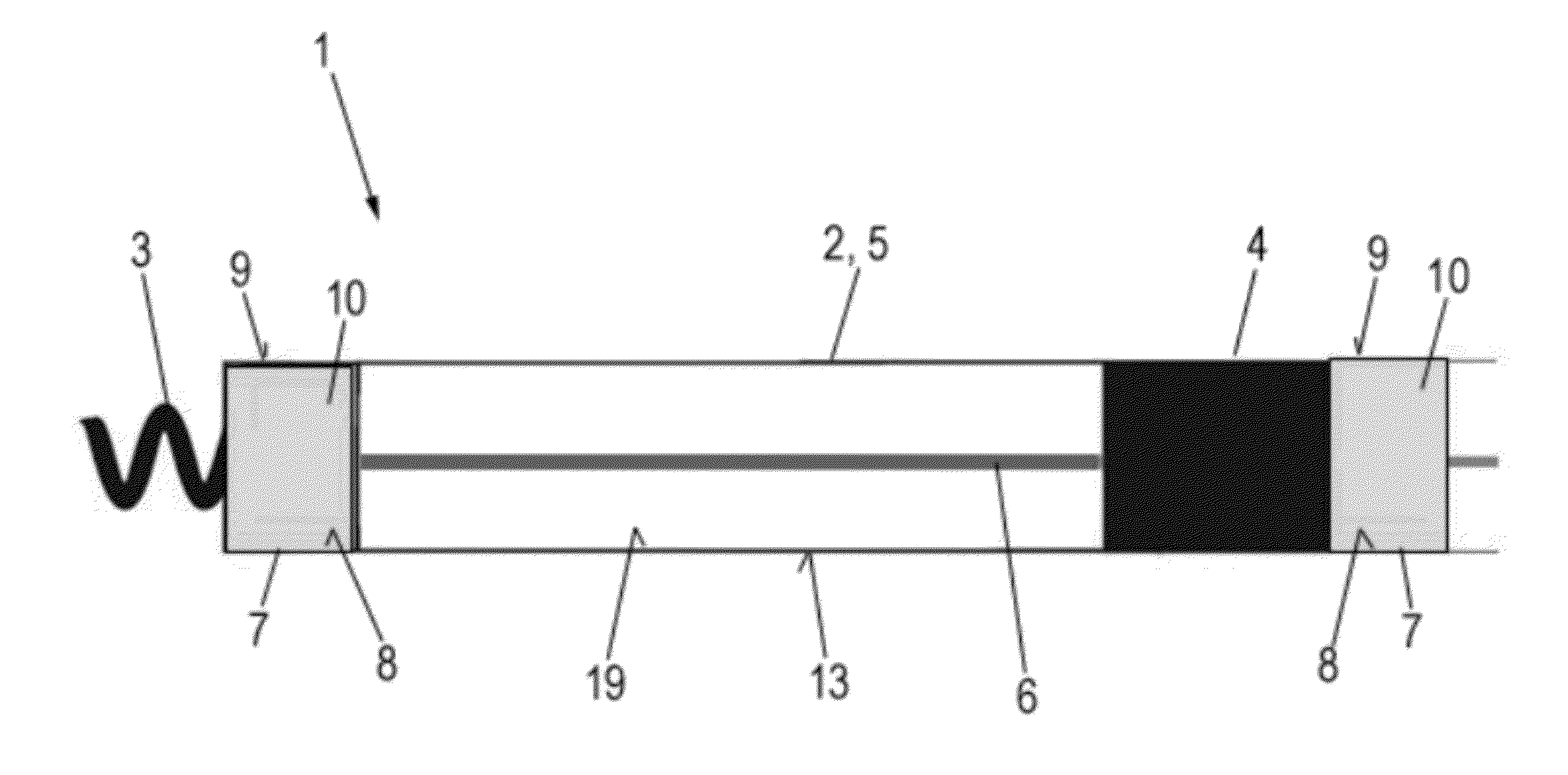 Implantable electrode lead and hydrogel sensor