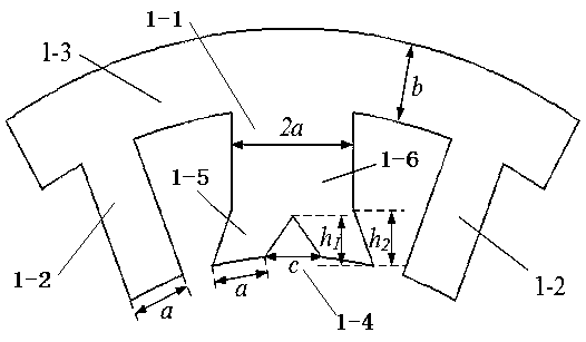 Switched reluctance motor for electric automobile