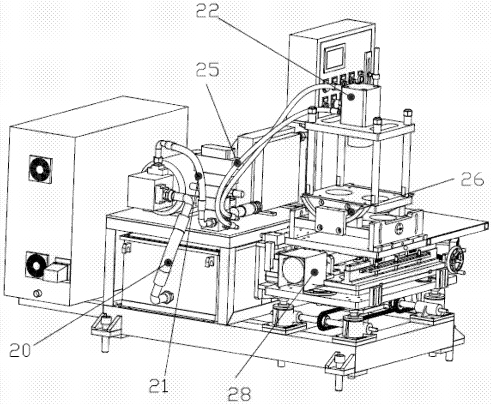 A kind of metal wire feeding online cutting machine