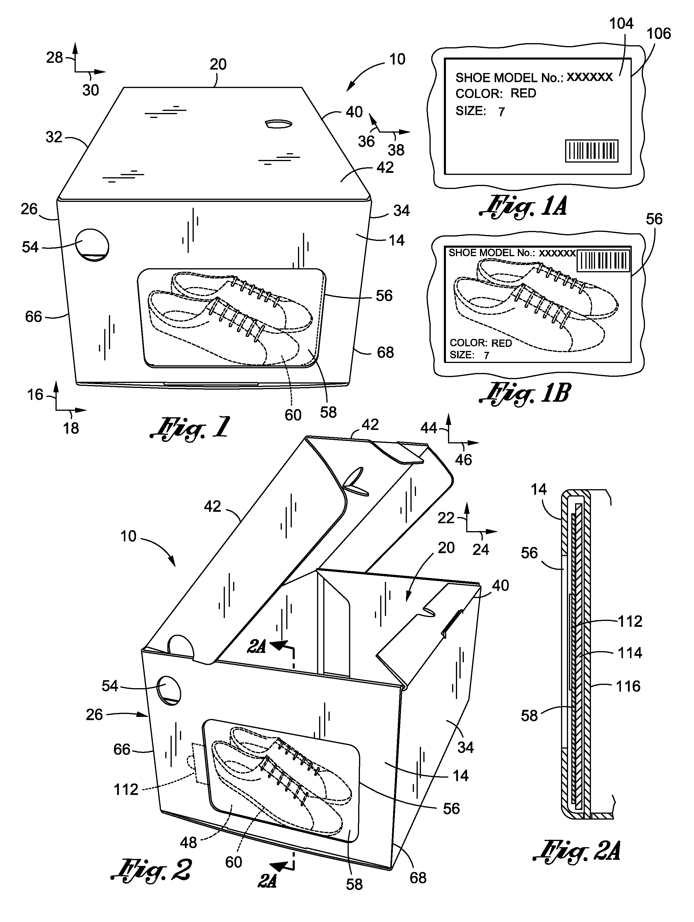 Universal shoe box