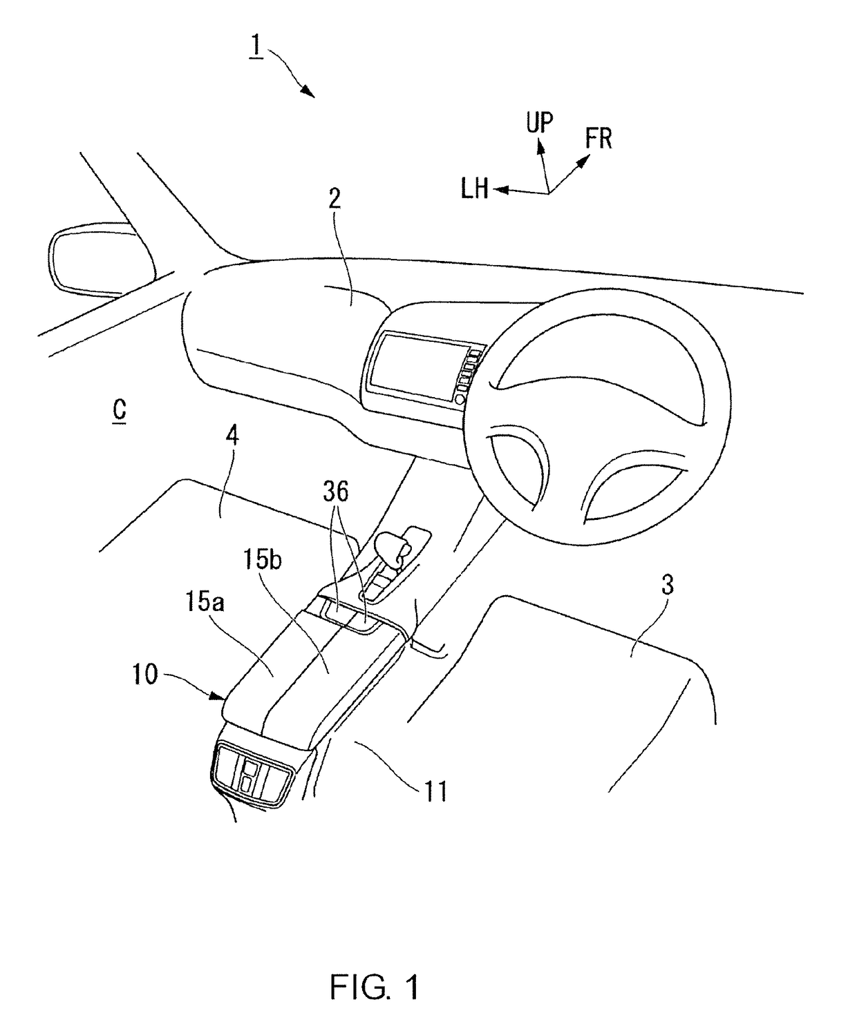 Console apparatus for automobile