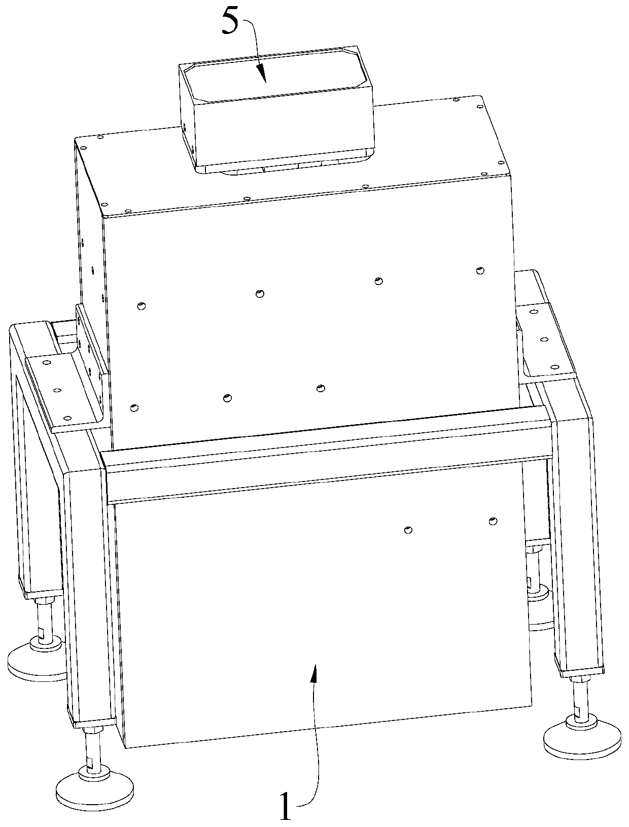 Full-automatic tray shaking machine