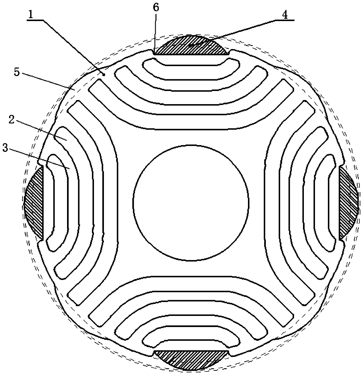 Motor rotor and reluctance motor