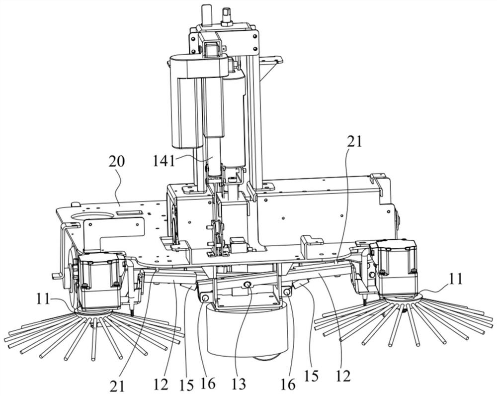 A cleaning component and cleaning robot