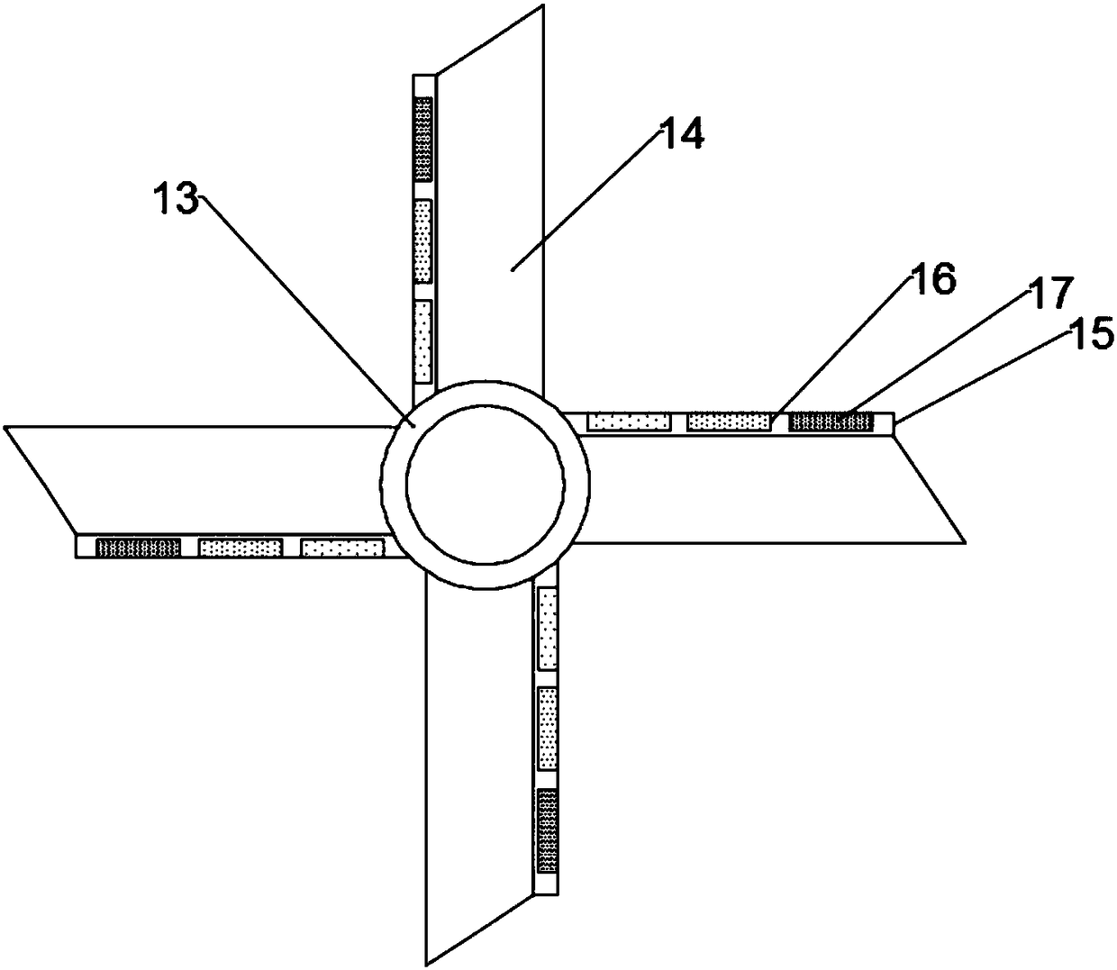 A multi-stage grinding and stirring device for graphene slurry